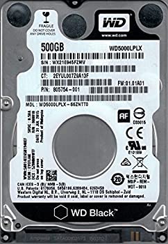 【未使用】【中古】 WD5000LPLX-66ZNTT0 DCM EVOTJAK WX21E Western Digital 500GB|ムジカ&フェリーチェ店