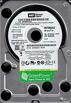 【中古-非常に良い】 wd7500aacs-00?C7b0?DCM hbrchv2aab wcAsm Western Digital 750?GB