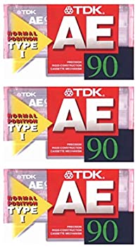 【中古-人並み外れたに好いたらしい】 TDK カセットテープ AE 90分 3本書き割り AE-90x3F