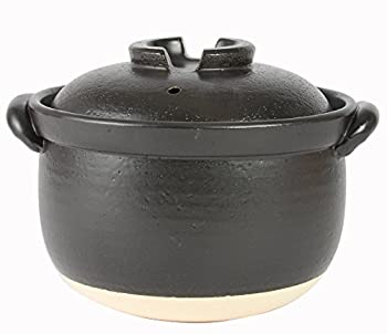 【未使用】【中古】 千陶千賀陶器 ふっくらご飯鍋 (二重蓋) 3合炊 14-08