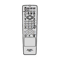 【中古-非常に良い】 SHARP シャープ オプション・消耗品 【0046380112】 DVD用 リモコン