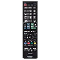 【未使用】【中古】 SHARP シャープ オプション・消耗品 【0106380459】 液晶テレビ用 リモコン ブラック系|ムジカ&フェリーチェ店