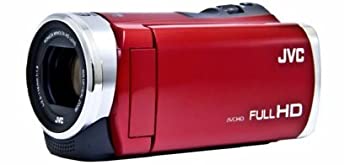 【中古-非常に良い】 Victor ビクター JVC 光学40倍ズームビデオカメラ メモリームービー Everio レッド GZ-E750-R