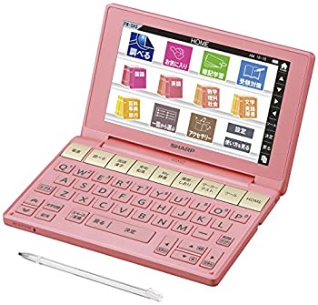 【未当て嵌める】【中古】 SHARP せつ然たる ハラ―陰電子字引き Brain 高校生ひな形 さくら色系 PW-SH3-P