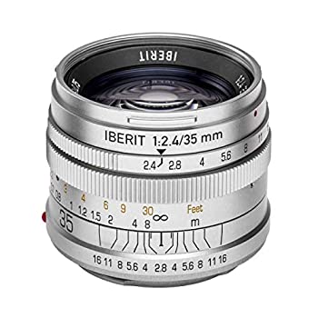 【中古-非常に良い】 HandeVision 単焦点レンズ IBERIT (イベリット) 50mm f 2.4 シルバー (富士フィルムXマウント)