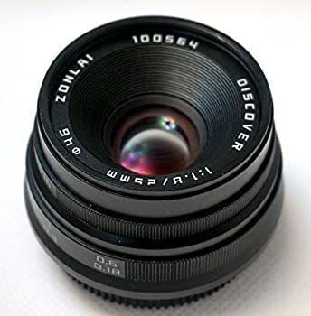 【中古-非常に良い】 ZONLAI 25mm F1.8 Discover マニュアルフォーカスレンズ ブラック 富士フイルム XF マウントカメラ用｜ムジカ＆フェリーチェ店