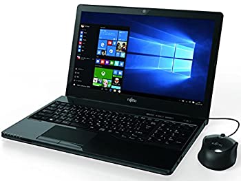 【中古-非常に良い】 富士通 LIFEBOOK FMVA42XB Windows10 Celeron1.5GHz 4GB 1TB DVDスーパーマルチ 高速無線LANac Bluetooth webカメラ 筆ぐるめ 15.6