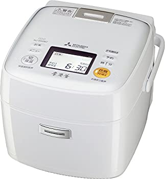 【中古-非常に良い】 三菱電機 IHジャー炊飯器 本炭釜 3.5合炊き ピュアホワイト NJ-SW067-W