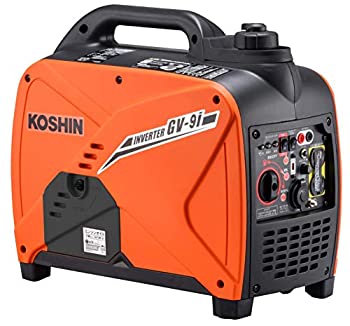 【中古】 工進 (KOSHIN) はたご屋取り替えっこ 正弦波 発生機 (定格最終生産物0.9kVA) GV-9i 超低騒々しい音型 防災用 不仕合わせ用 静音 防音型 取っておく 災蓄 非常用 ワット数 颱風 震動