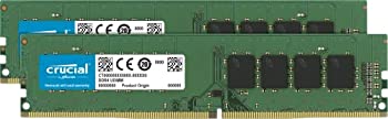 【未使用】【中古】 Crucial (Micron製) デスクトップPC用メモリ PC4-19200 (DDR4-2400) 8GB&times;2枚 / CL17 / SRx8 / 288pin / / CT2K8G4DFS824A｜ムジカ＆フェリーチェ店