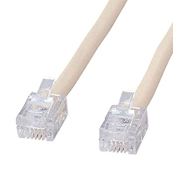 【未使用】【中古】 サンワサプライ シールド付ツイストモジュラーケーブル アイボリー 5m TEL-ST-5N2｜ムジカ＆フェリーチェ店 8,140円