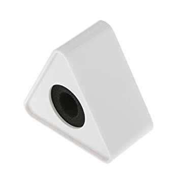 【未使用】【中古】 三角形 マイク ステーションロゴ ABS樹脂 広告のため イメージ向上 (ホワイト)