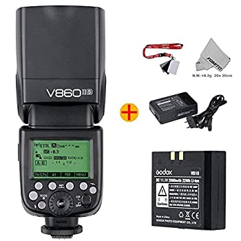 【中古-非常に良い】 GODOX VING カメラフラッシュV860IIS (TTLPioneering Li-ion Camera Flash) SONY DSLR カメラに適用