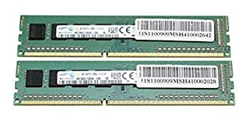 【未使用】【中古】 SAMSUNG デスクトップ用DDR3メモリー 8GB (2 x 4GB) pc3-12800u m378b5173qh0-ck0