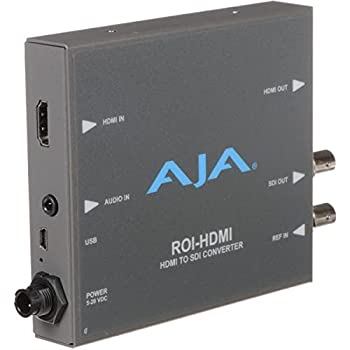 【中古】 AJA ROI-HDMI HDMI - 3G-SDI ミニコンバーター 対象地域 (ROI) スケーリング ダイレクトHDMIループスルー付き｜ムジカ＆フェリーチェ店