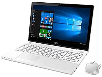 【中古-非常に良い】 富士通 15.6型ノートパソコンFMV LIFEBOOK AHシリーズ AH77/Yプレミアムホワイト FMV