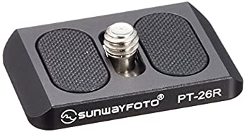 【中古-非常に良い】 SUNWAYFOTO 汎用クイックリリース プレート PT-26R アルカスイス規格 SF0145
