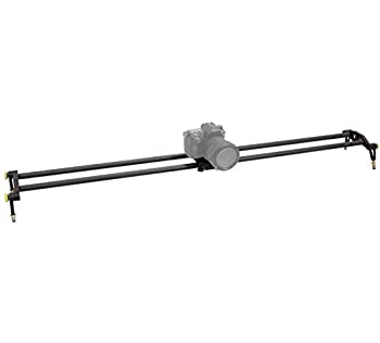 【中古-人並み外れたに似つかわしい】 LimoStudio 47-inch DSLRカメラスライダードリートラック ビデオスタビライザー カーボンファイバーレールシステム 柔らかいな高適確さ軸受スライ