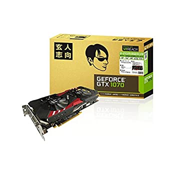 【中古-非常に良い】 玄人志向 ビデオカードGEFORCE GTX 1070 GF-GTX1070-E8GB/OC2/DF