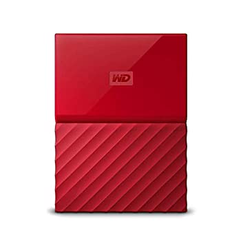 【未当てはめる】【中古】 Western Digital 携帯型HDD 4結核症 USB3.0 赤いこと 記号化 合いことば防御すること My Passport WDBYFT0040BRD-WESN