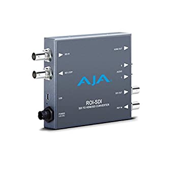 【未当て嵌める】【中古】 Aja ROI-SDI 3G-SDI - HDMI 3G-SDI 走査変換器 ROIスケーリング付き添い人