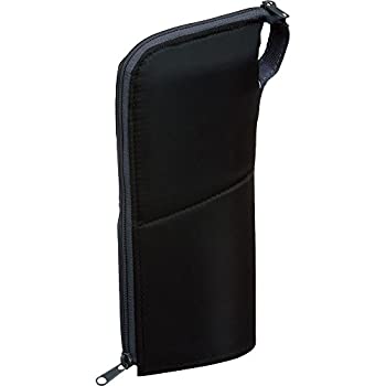 【未使用】【中古】 コクヨ ペンケース 筆箱 ペン立て ネオクリッツ ラージサイズ ブラック&times;ダークグレー F-VBF181-1 本体サイズ h205xw90xd55mm/材質/表材 内装｜ムジカ＆フェリーチェ店
