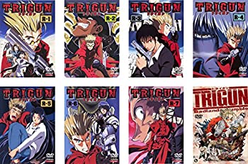【未使用】【中古】 トライガン TV版 + 劇場版 トライガン TRIGUN Badlands Rumble [レンタル落ち] 全8巻セット [DVDセット商品]