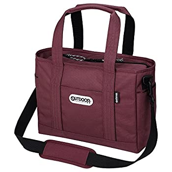 【中古-人並み外れたに好いたらしい】 OUTDOOR PRODUCTS (アウトドアプロダクツ) 写真機御徒面子 カメラトートバッグ01 12.8L 曲がったがけ2WAY バーガンディ ODCTB01BGD