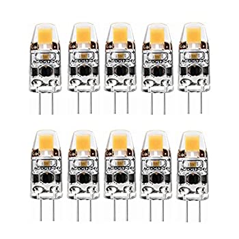 【中古】 welsun LED g4ランプ1.5?W 150lm COB LED電球ライト0705?SMD 3000?K 6000?K AC DC 12?V 10個入り 001