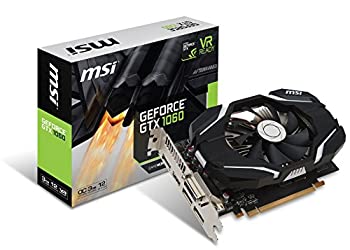 【中古-非常に良い】 MSI ショートサイズ GeForce GTX 1060 グラフィックスカード 3GB版 GEFORCE GTX 1060 3G OC