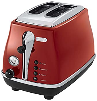 【中古-人並み外れたに似つかわしい】 デロンギ DeLonghi アイコナ・コレクション ポップアップトースター ?CTO2003J-R