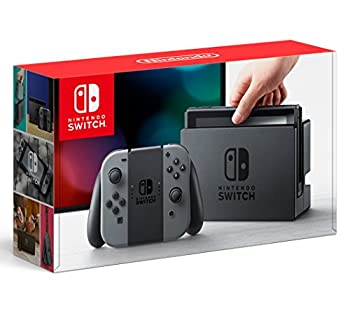 【未使用】【中古】 Nintendo Switch 本体 (ニンテンドースイッチ) 【Joy-Con (L) / グレー】 (キャンペーンプリペイド番号なし)