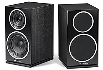 【中古-人並み外れたに似つかわしい】 ワーフェデール 2ウェイブックシェルフ型金棒引き (黒いこと木材) 【有りの実 2台1組】Wharfedale DIAMOND 220 BL