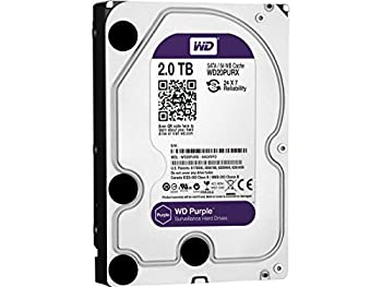 【未当て嵌める】【中古】 Western Digital Purple wd20purx 2tb Surveillance 3.5in内蔵HDD SATA 64MB緩衝装置 パソコン・周辺機器-PCパーツ