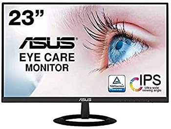 【中古-非常に良い】 ASUS フレームレス モニター VZ239HR 23インチ フルHD IPS 薄さ7mm ブルーライト軽減 フリッカーフリー HDMI D-sub ス