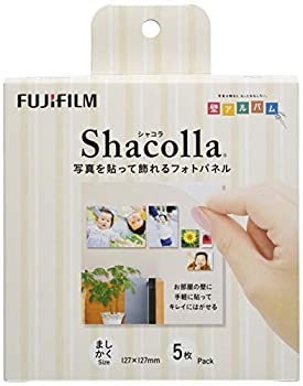 【未使用】【中古】 FUJIFILM 富士フイルム 壁アルバム 用 フォトパネル shacolla (シャコラ) 127 マシカク 5パック