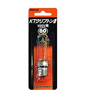 【未使用】【中古】 National ナショナル KTクリプトン電球 100V用60W LDS100V60W･K･T