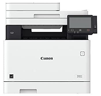 【中古-人並み外れたに好いたらしい】 Canon 加農砲 レーザ印刷人 A4色つや練りあわせる機 Satera MF733Cdw 27PPM 両面刷り上げる 両面ADF 有線 無線電話ローカルエリアネットワーク FAX相応う