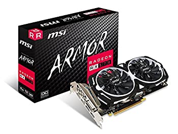 【中古】 MSI Radeon RX 570 ARMOR 4G OC グラフィクスゲーム盤 VD6330