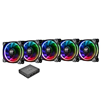 【中古-人並み外れたに似つかわしい】 Thermaltake Riing Plus 12 RGB Radiator Fan TT Premium Edition -5Pack- 入れもの気違い FN1088CL-F054-PL12SW-A