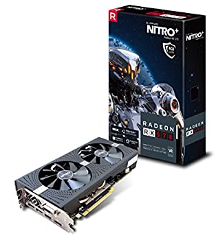 【未使用】【中古】 Sapphire 11266-14-20G Radeon NITRO+ RX 570 4GB GDDR5 DUAL HDMI DVI-D DUAL DP バックプレート付き UEFI PCI-E グラフィックカード