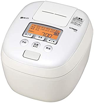 【中古-人並み外れたに似つかわしい】 タイガー魔法瓶 TIGER 炊飯器 5.5合 剪断応力IH 麦飯専用教科課程付き添い人 炊きたて 白いこと JPC-B101-W