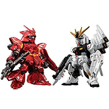 【未使用】【中古】 FW GUNDAM CONVERGE：CORE ニューガンダム＆サザビー (メタリックver.)