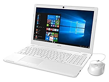 【中古-非常に良い】 富士通 15.6型 ノートパソコンFMV LIFEBOOK AH42 B2 プレミアムホワイト FMVA42B2W
