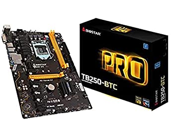 【中古-人並み外れたに好いたらしい】 Biostar Motherboard 結核症250-BTC PRO Core i7/i5/i3 LGA1151 intel B250 DDR4 Supports 6 AMD and 6 Nvidia Graphics cards