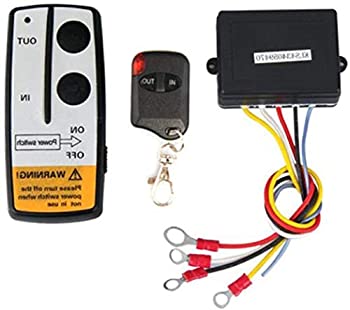 【未当て嵌める】【中古】 電動轆轤 shsyue 15m 無線電話 轆轤 遠隔操作 取り合わせ 貨物自動車 ジープ SUV ATV用