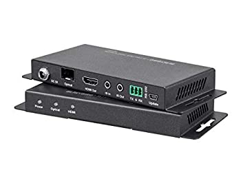 【中古】 Monoprice Blackbird 4?K光ファイバーHDMIエクステンダー 3300フィート 1000?m 4?K @ 60hz IR rs232 HDMI 2.0サポート