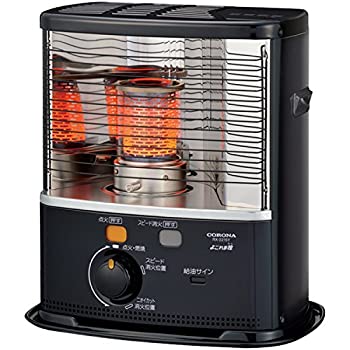 【中古-人並み外れたに似つかわしい】 CORONA コロナ 原油暖房器 (木造6畳 混凝土8畳 まで) ワット数不必要 防災打つ手 貯蔵タンク静電容量3.7L うす暗い薄墨色 RX-22YA (固定ディスク)