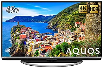 【中古】 シャープ 45V型 液晶 テレビ AQUOS LC-45US45 4K HDR対応 低反射「N-Blackパネル」搭載 2017年モデル｜ムジカ＆フェリーチェ店