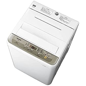 【中古】 パナソニック つけおきコース 搭載全自動洗濯機【洗濯6kg】 (シャンパン) (NAF60B11N) シャンパン NA-F60B11-N